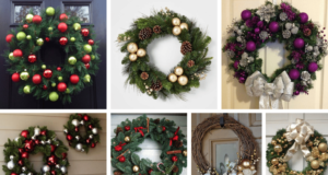 klasické vánoční koule jsme přidali do dekorační věnců: výsledek stojí za to!