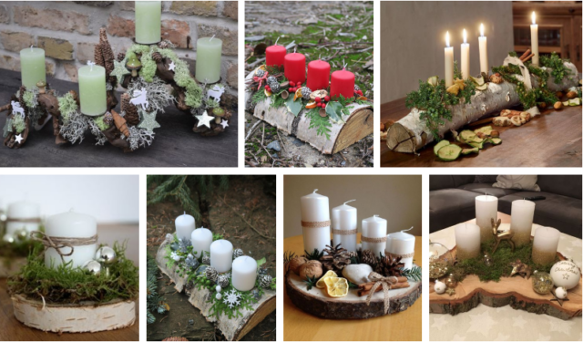 kouzelné adventní dekorace z pouze přírodního základu – inspirujte se!