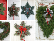 kouzelné vánoční dekorace z jehličí: vyrobte si svou hvězdu či srdce!