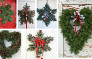 kouzelné vánoční dekorace z jehličí: vyrobte si svou hvězdu či srdce!