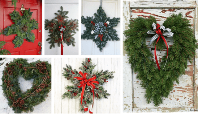 kouzelné vánoční dekorace z jehličí: vyrobte si svou hvězdu či srdce!