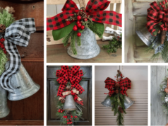 vánoční zvon, jako součást naší zimní dekorace – inspirujte se!