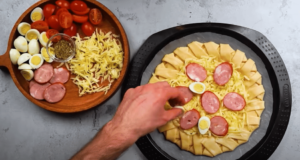 vyzkoušejte tuto netradiční domácí pizzu – příprava vám zabere jen pár minut!