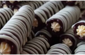 ořechovo-čokoládové nepečené trubičky