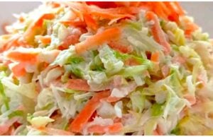 recept na domácí salát coleslaw