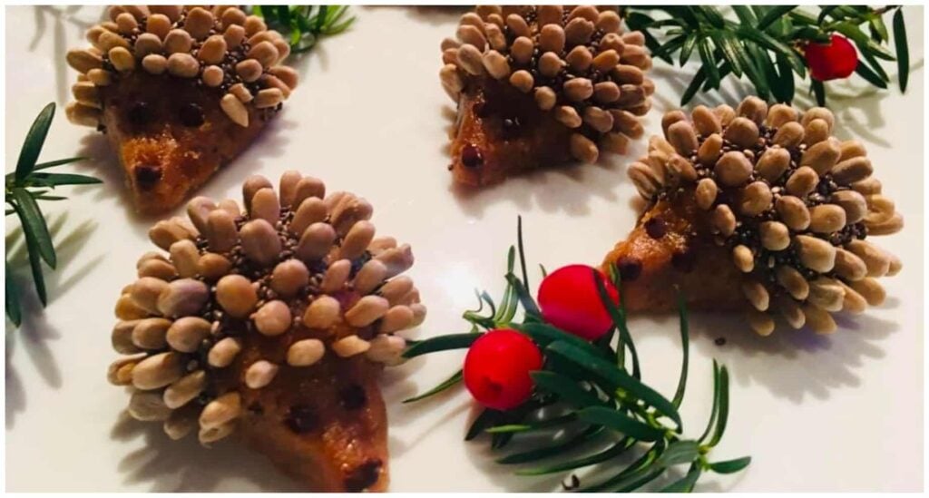 vánoční ježci – recept na cukroví