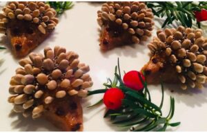 vánoční ježci – recept na cukroví