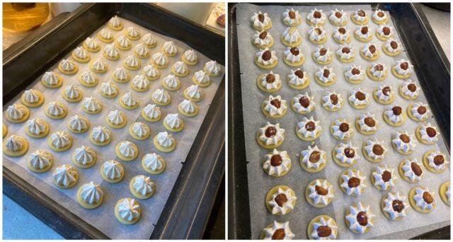 myslivecké knoflíky s lískovým oříškem podle babičky