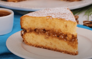 super recept na jablečný koláč s vlašskými ořechy – chutná skvěle