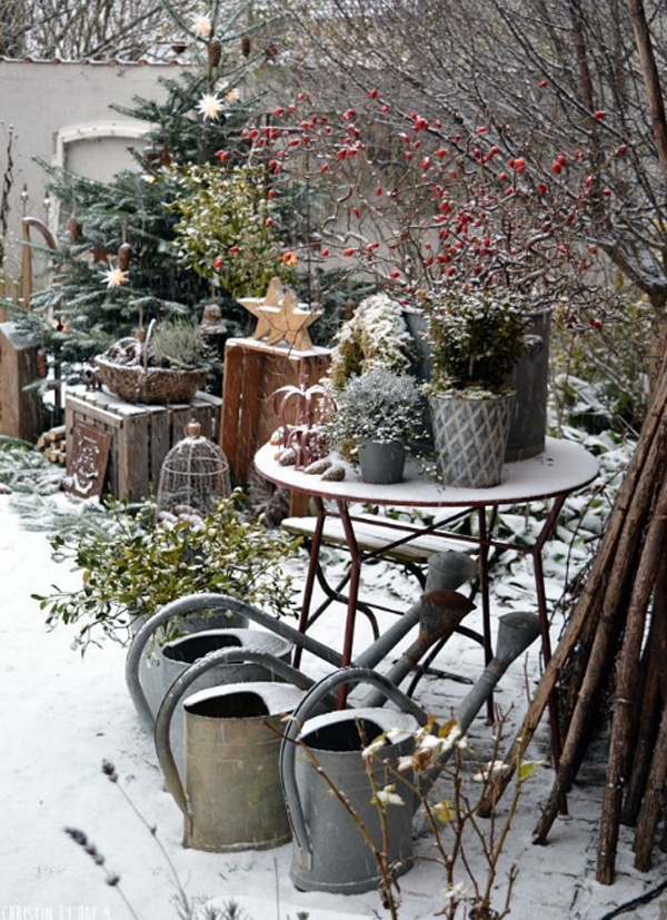 Krásná dekorace pro zimní terasu a zahradu: 50+nejkrásnějších dekorací které si ihned zamilujete!