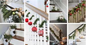 proměňte vaše schodiště ve vánoční skvost vašeho domova: 20+ krásných inspirací!