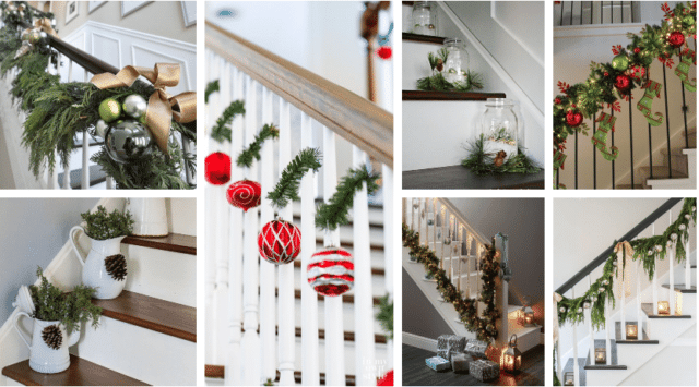proměňte vaše schodiště ve vánoční skvost vašeho domova: 20+ krásných inspirací!