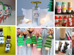 papírové ruličky lze využít také tímto skvělým vánočním způsobem – inspirujte se!