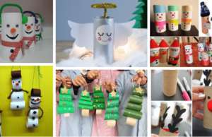 papírové ruličky lze využít také tímto skvělým vánočním způsobem – inspirujte se!