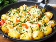 Smažené brambory se zeleninou - výborná příloha k masu