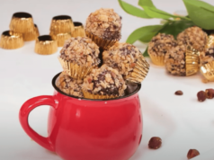 vynikající ořechové kuličky ferrero rocher, které chutnají skvěle!