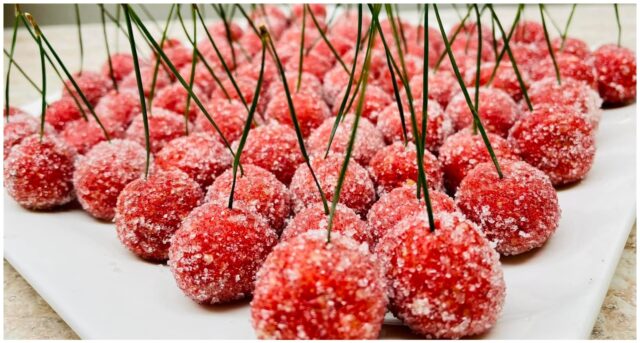 třešně – vánoční cukroví