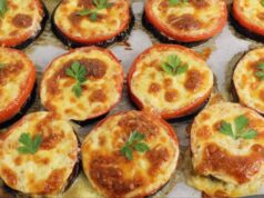 Zapečené baklažány s rajčaty a sýrem - oběd nebo večeře?