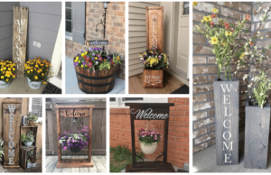 inspirace na květinovou dekoraci před vaše vchodové dveře – inspirujte se!