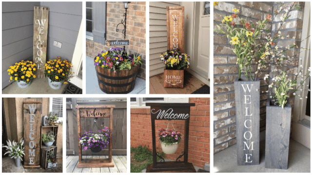 inspirace na květinovou dekoraci před vaše vchodové dveře – inspirujte se!