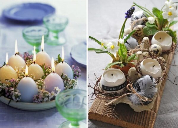 easter-candles9-600x431 20+ úžasných inspirací na originální jarní dekorace, které vás budou těšit celé jaro