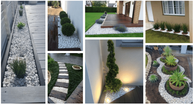 nezbytná součást každé zahrádky – bílý kačírek: 20+ prima inspirací, jak na to!