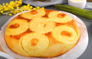 ananasový koláč, připravený na pánvi – vyzkoušejte tuto dobrotu!
