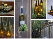 staré flašky od vína lze využít tímto skvělým, dekorativním způsobem – inspirujte se!