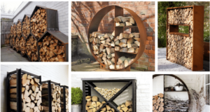 20+ elegantních nápadů, jak originálně uskladnit palivové dřevo!