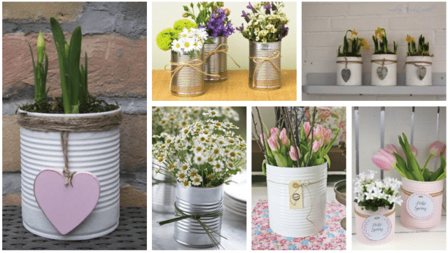 z obyčejné plechovky jsme vytvořili krásnou a originální jarní dekoraci: 20+ prima inspirací pro vás!