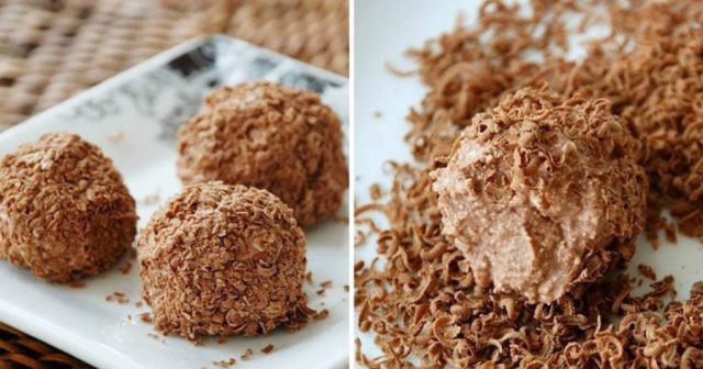recept Čokoládové kuličky s tvarohem a ořechy: snadná a rychlá příprava!