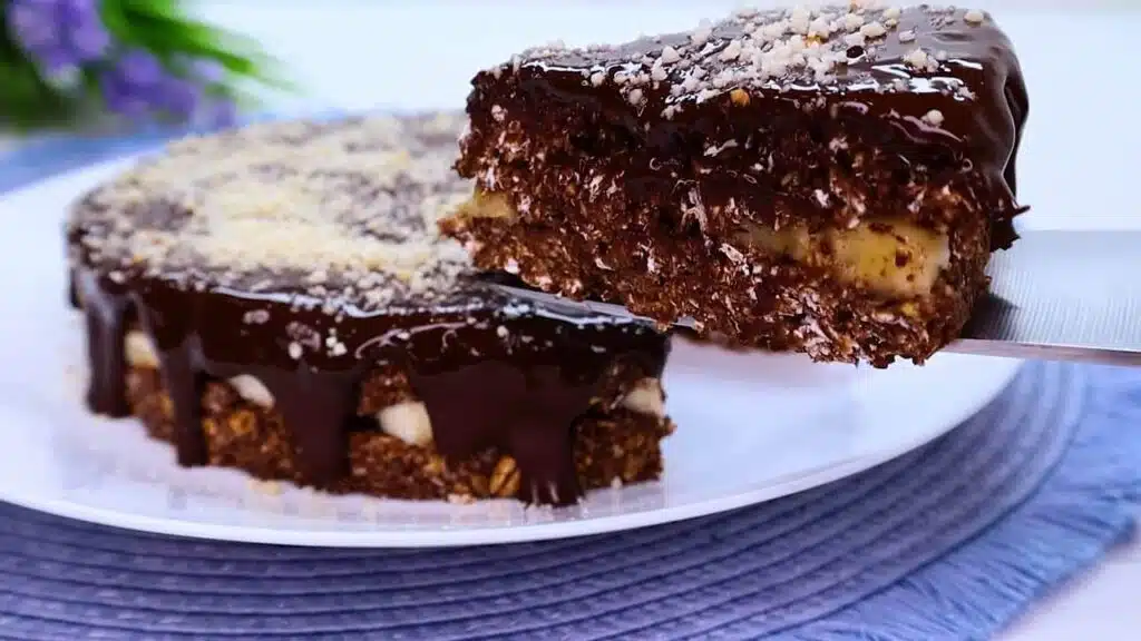 Udělejte si skvělý dezert bez cukru – jen ovesné vločky, kakao a banány!
