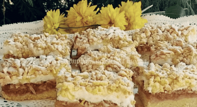 křehký jablečný koláč se skořicovým nádechem: vyzkoušejte ho!