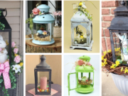 obyčejnou lucernu lze přetvořit v krásnou jarní dekoraci – inspirujte se!