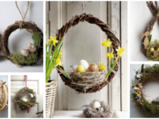 krásné velikonoční dekorace, které si můžete jednoduše pověsit!