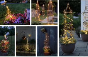 netradiční nápady, jak kouzelně rozzářit vaší zahradu: využijte světelné řetězy!