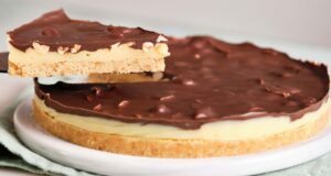 Úžasný cheesecake s arašídy bez pečení! - rychlý dezert za 15 minut, bez vajec, mouky a trouby!