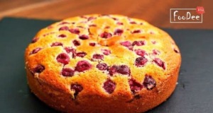 Velmi jednoduchý kefírový koláč s ovocem Velmi chutný a jednoduchý kefírový koláč s ovocem