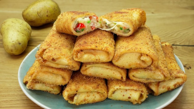 Zapečené palačinky s bramborovo - zeleninovou náplní - večeře hotová! Zapečené palačinky s bramborovo - zeleninovou náplní - večeře hotová!