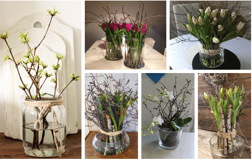 přineste si jaro domů: krásné květinové dekorace do skleněné vázy!