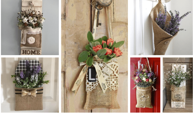 juta – jednoduchý a efektní materiál pro vytvoření květinových dekorací