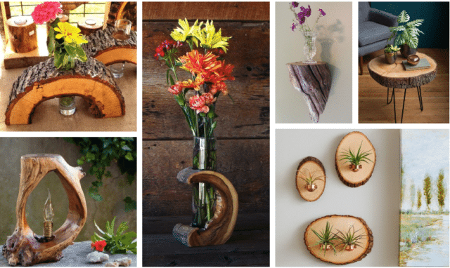 využijte kus dřeva tímto skvělým, dekorativním způsobem: 20+ prima inspirací!