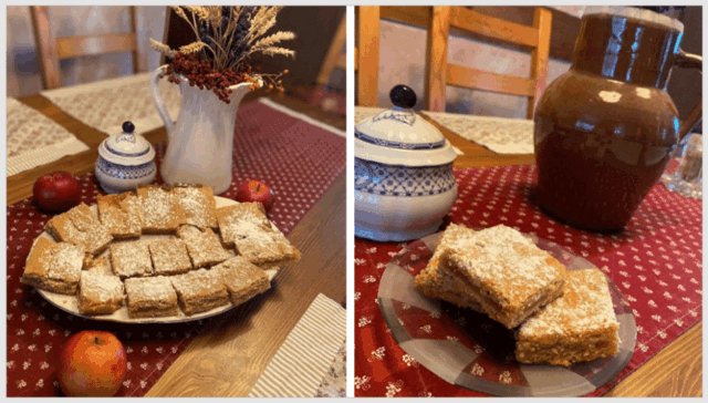 recept oslnivý recept na linecké řezy – skořicové a plné jablečné náplně