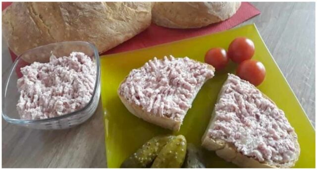 salámová pomazánka automaticky vytvořený koncept