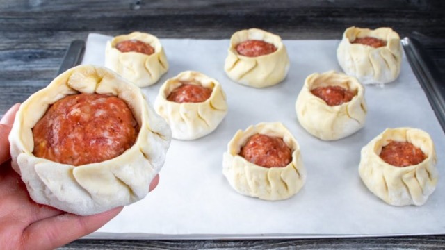 masové kuličky v listovém těstě: tento recept nikdy nezklame!