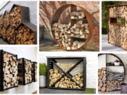 jak uskladnit palivové dřevo v moderním stylu: 20+ kreativních tipů