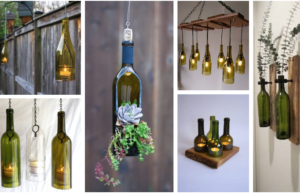 zahradní dekorace z flašek od vína: jak využít recyklaci k ozdobě svého domova!