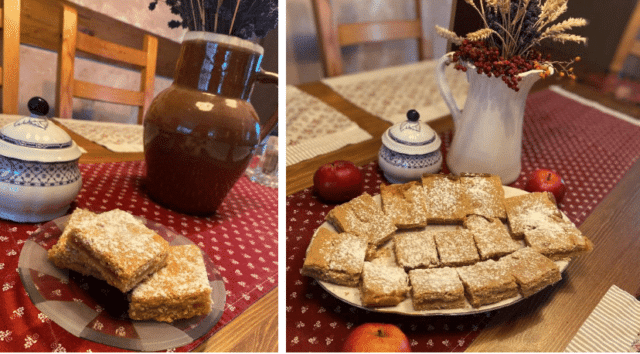 jablečná sladkost pro celou rodinu: linecké řezy s jablečnou náplní!