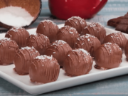 chutné kokosové kuličky obalené v čokoládě: sladká pohádka pro vaše chuťové buňky!