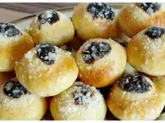 Jako od babičky, ale téměř bez práce: Objevte kouzlo bleskových povidlových koláčků Měkoučké koláčky s povidly a tvarohem